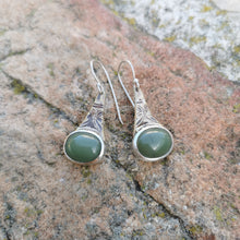 Load image into Gallery viewer, Chandni Earrings - Prehnite Drops