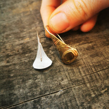 Load image into Gallery viewer, CHANDNI earrings - geometric drops