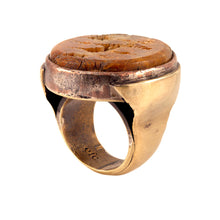Load image into Gallery viewer, Fossilized Coral Ring