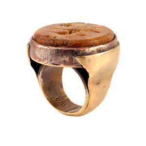 Fossilized Coral Ring
