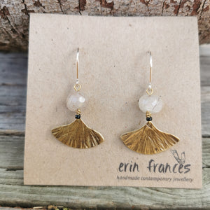 Bead & Brass Earrings