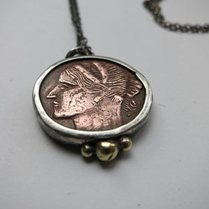 Coin Pendant: Lady of the Wreath