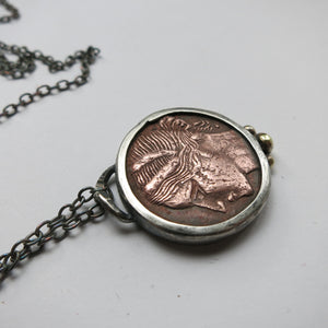 Coin Pendant: Lady of the Wreath