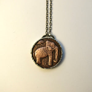 Coin Pendant: Elephant